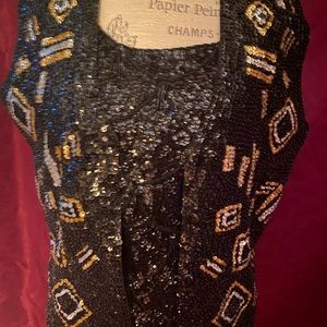 A sequin vest